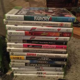 Job lot of X-box 360 games- all been played but I’m good condition. 

£40 Ono 