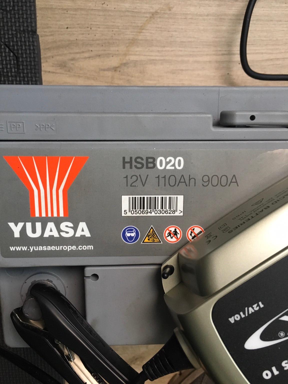 Yuasa hsb020 deals silver 12v