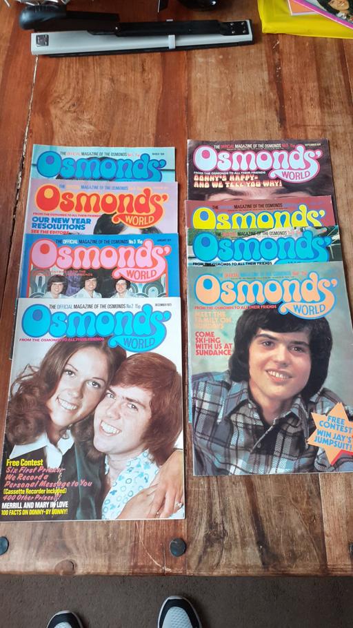 Buy & Sell Greater Manchester Trafford - Photos for 8 the osmonds magazines 1973