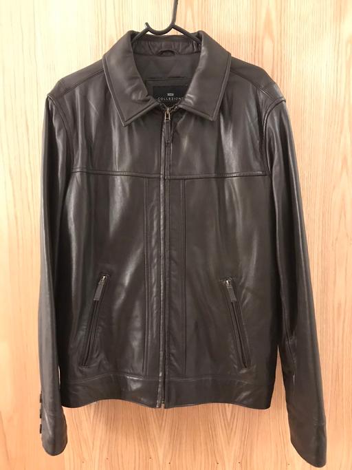 Buy & Sell North West London Colindale - North West London - Photos for M&S Collezione Leather Bomber Jacket