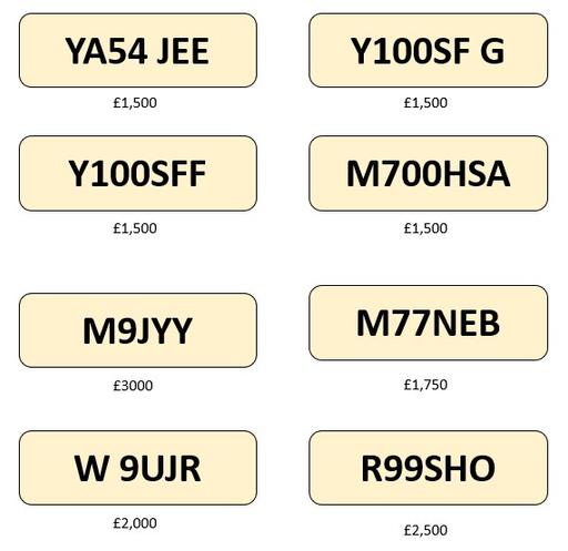 Vehicles West Yorkshire Kirklees - Photos for CAR PRIVATE NUMBER PLATES