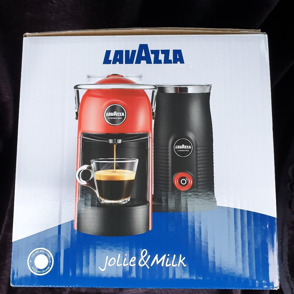 Lavazza + Jolie Coffee Machine With Milk Frother