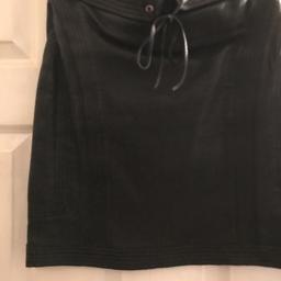 Black leather skirt size 10 worn by one of them McQueens from hollyoakes