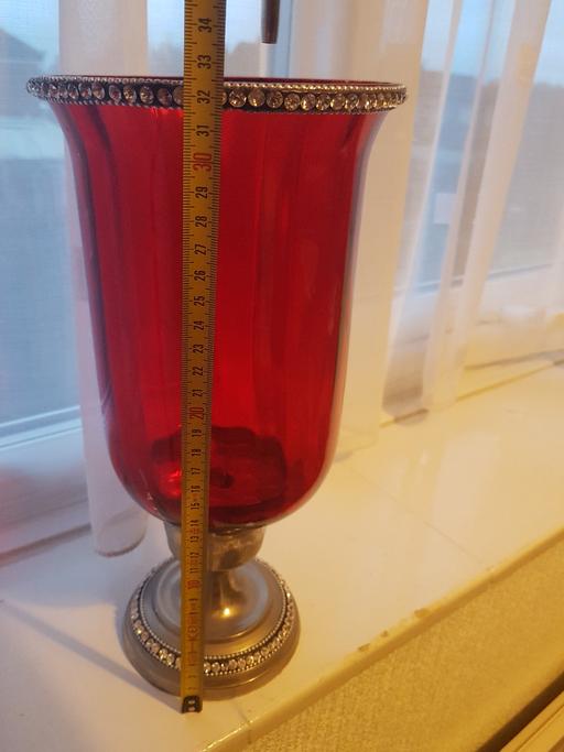 Buy & Sell Greater Manchester Manchester - Photos for Large Red Candle Holder