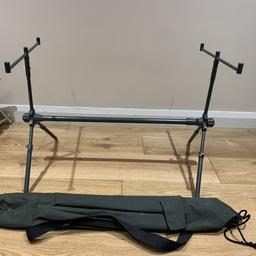 NGT carp fishing rod pod, adjustable legs comes with bag with a strap on it, only selling due to getting a new one, works fine good condition 
