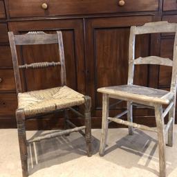 for sale is x2 very cute wooden chairs in good condition both made from beautiful hard woods