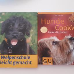 Verkaufe 2 Hundebücher. 
Preis ist für beide Bücher zusammen! 
Welpenschule leicht gemacht
Hunde Cookies
Top Zustand!
Versandkosten innerhalb Österreich 4 Euro