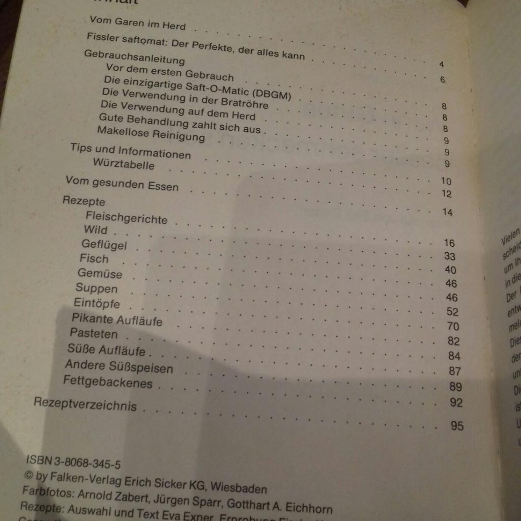 ... soll
Rezepte von Eva Exner
95 Seiten
von 1976

Abholung in Leonding Haag 🏢
Treffen am Linzer Hauptbahnhof 🚄
oder Versand über hermesversandshop gerne möglich 📦

Bitte beachten Sie auch meine weiteren interessanten Artikel 👠👗👖👕👙🎒💼💿📀🎶🎵👶👦👧