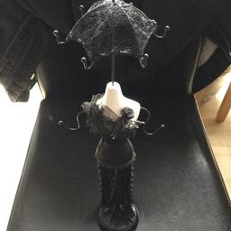 Black mannequin jewellery stand , 16inches high , excellent condition , collection or local delivery