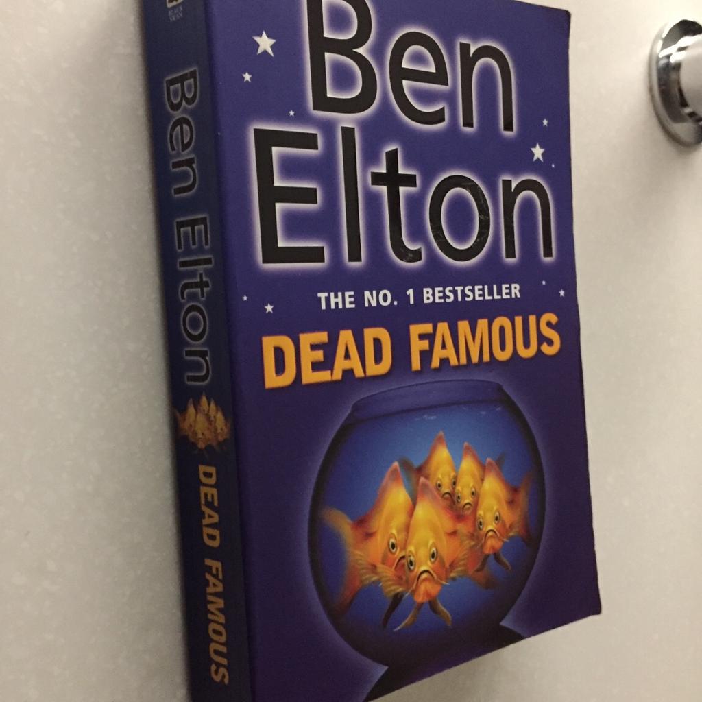 Ben Elton: Dead Famous. Paperback book. From a smokefree and petfree home. Gripping, funny book. Read once.