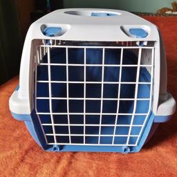 Trotter 1 blue/grey pet carrier. Suitable for cat, small dog or rabbit etc. Very good condition, hardly been used. Collection only.