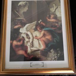 Beautiful print and frame.
Print of -
Sculpture Angelica Kaufman
(1741 - 1807)
Published by Webster fine arts 🎭 limited
North Carolina
USA
Top quality
Immaculate condition
Quick sale