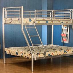 Excellent condition bunkbed has double and single

Comes with very good double mattress and single mattress