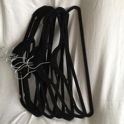 12.Velvet Hangers. Ideal for trousers. Used, but very good condition. £3.00