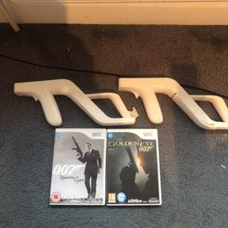 Quantum of solace and goldeneye with 2 guns for wii remotes