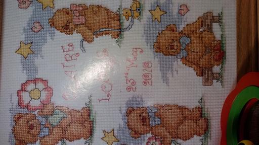 Buy & Sell Nottinghamshire Ashfield - Photos for Birth Sampler Cross Stitch Chart only