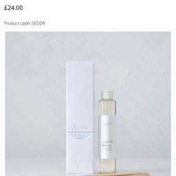 The White Company Seychelles diffuser refills. Brand new, still in cellophane.

1 for £20 (plus p&p) or
2 for £35 (plus p&p)

From the White Company website:

“THE FRAGRANCE

Evoking the balmy breeze of an Indian Ocean island, soothing Seychelles combines notes of fresh bergamot, bright orange and rich amber with warming notes of exotic coconut, vanilla and almond. We think this bestselling scent is a beautiful addition to every room, from your living room and bedroom to bathroom, hallways and b