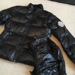 Good condition black moncler jacket