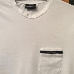 Men’s Armani t shirt xl more of a size L small mark on front neckline