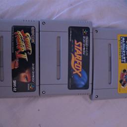 3 old SNES games. 75 a piece or 150 for the lot