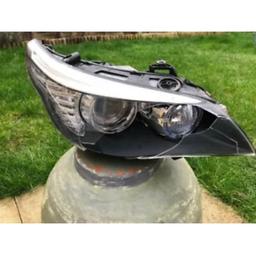 BMW E60 E61 LCI BI XENON dynamic AHL HEADLIGHT Condition is Used. Collection in person only paid collect . Need only new glass shade .left side.