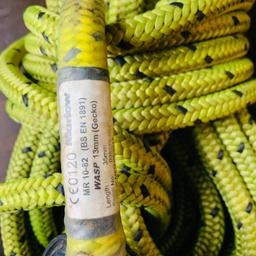 Marlow Gecko single eye splice tree climbing rope. 
I use a rocker & this rope is too thick therefore the sale.
Only been used 3 or 4 times.
Can post for extra fee.