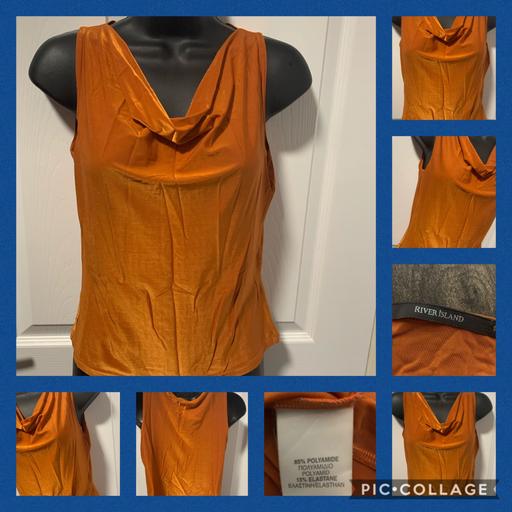 Buy & Sell West Midlands Birmingham - Photos for River island golden blouse size 10 like new