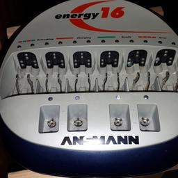 Ansmann Energy 16 - High-Tec Ladegerät mit Refresh-Funktion
gebraucht

Abholung
Privatverkauf: keine Garantie, keine Gewährleistung, keine Rücknahme und kein Umtausch