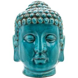 Large beautiful turquoise ceramic Thai Buddha head has an intentional antique effect and will come exactly like the picture. 

Material: Ceramic

Dimensions: H: 25.5 cm W: 20 cm D: 18.5 cm

 Weight 1.482 kg