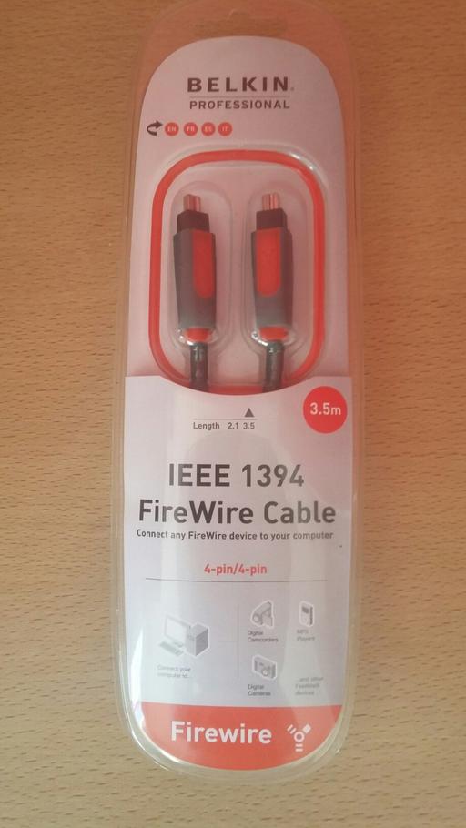 Buy & Sell Nottinghamshire Bassetlaw - Photos for BRAND NEW. BELKIN IEEE 1394 FIREWIRE CABLE