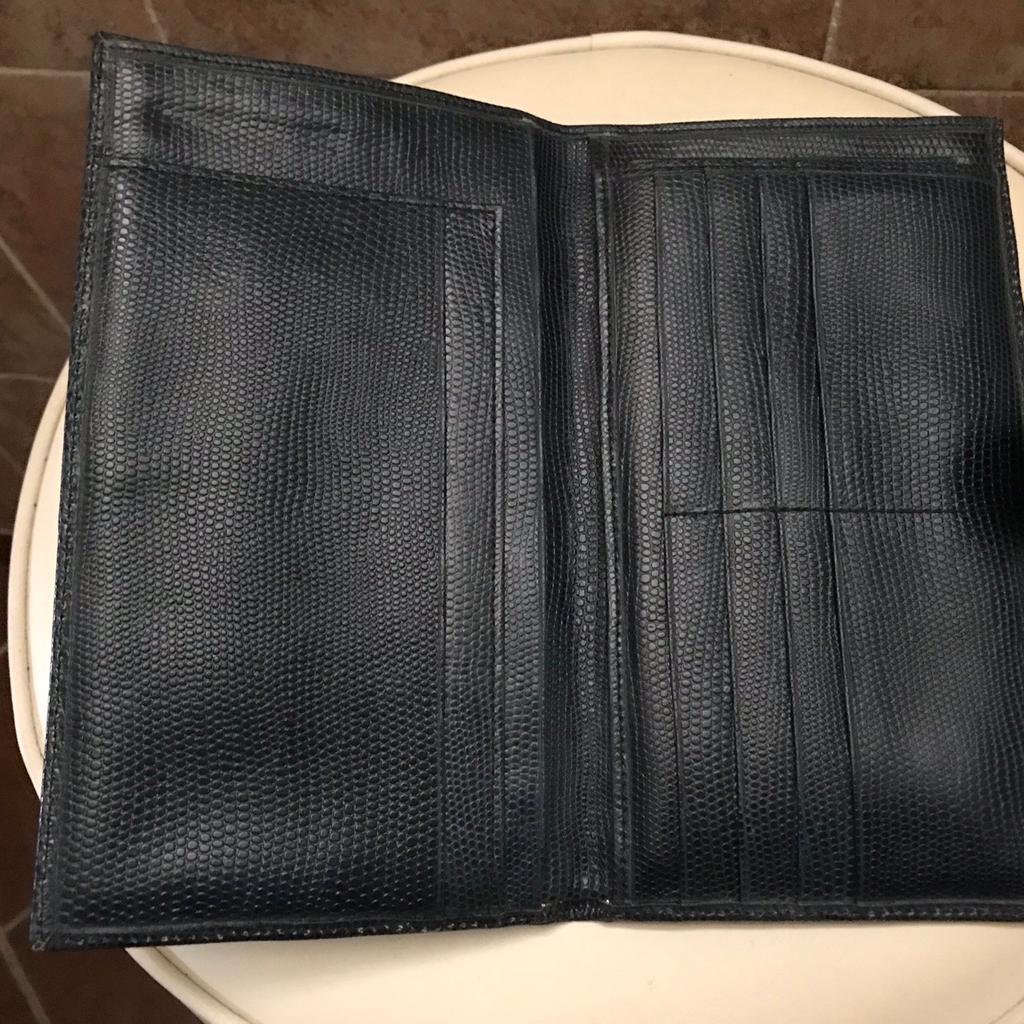 Porta Assegni In Pelle Milano - Artigianale Italiano, Pieno Fiore, Elegante E Classico - Foto 3