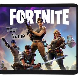 Personalised fortnite mousemat. Free Delivery.

Just message me with name you want printed on the mat!

Thank you.