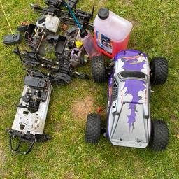 I have 4 nitro RC cars one is running the other 3 are part cars but can easily make 3 running cars with the parts.
Comes with nitro fuel
Comes with spare parts
Good little runner to play with
I’m selling due as I don’t have time anymore and also not into the hobby anymore
£350