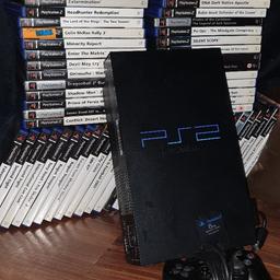 tested working, games are in good condition.
comes with wires and 2 controller pads and 8MB Memory card.

includes Silent hill 2, Dragon Quest and 2 Crash bandicoot games. some very good titles. 

Cash on collection only.
