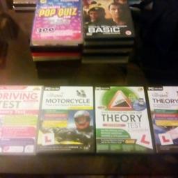 CD-Rom Driving Test , Motorcycle , Theory Test Complete and the complete Theory Test. I don't post.