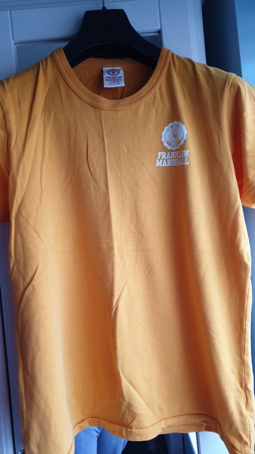 Buy & Sell Nottinghamshire Broxtowe - Photos for Mens yellow Franklin and Marshall t-shirt