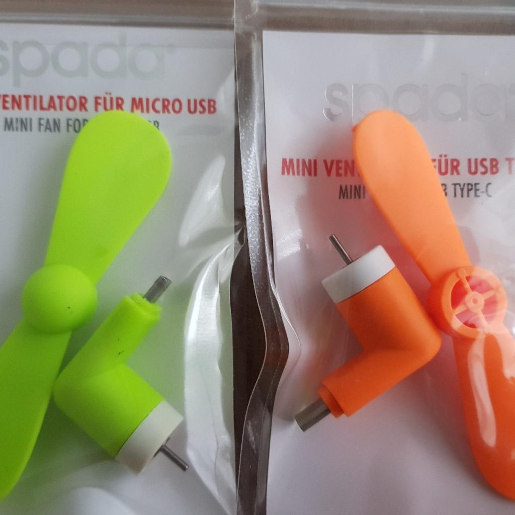 Ventilator Mini von Spada.
Farbe: Neon grün oder neon orange