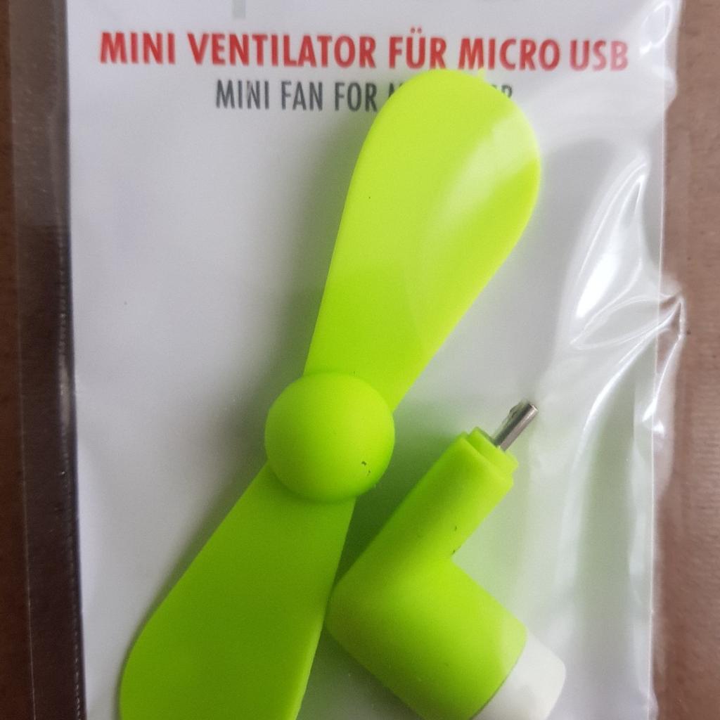Ventilator Mini von Spada.
Farbe: Neon grün oder neon orange