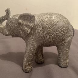 Primark elephant ornament, only used for decoration. Perfect condition. Silver with white cut out pattern.