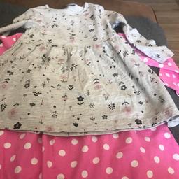 2 x long sleeved dresses from smoke and pet free home age 2-3 😊