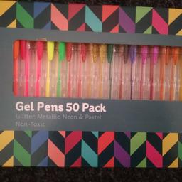 Brand New Hobbycraft Gel Pens 50 Pack.
Collection from Edgware HA8 8SS