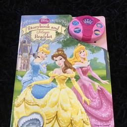 Disney princess electronic story book with electronic bracelet. In full working order but needs new batteries. From a clean and smoke free home.