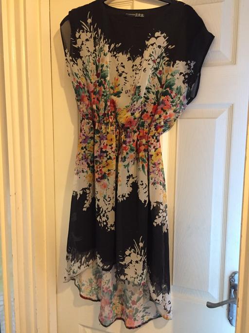 Buy & Sell Essex Chelmsford - Photos for Black flower print dress from primark size 8