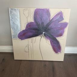 Nice flower canvas picture
