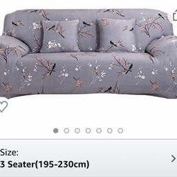 Grey and floral settee cover to fit a large 2 seater OR a 3 seater settee! (Only settee cover)! Brand new/Not used as changed mind on decor colour ! Need gone ASAP , collection Bilborough ! Will follow social distancing rules if collecting !