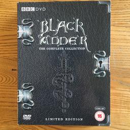 Boxed Set DVD - Black Adder Complete Collection (Limited edition). Like new condition.