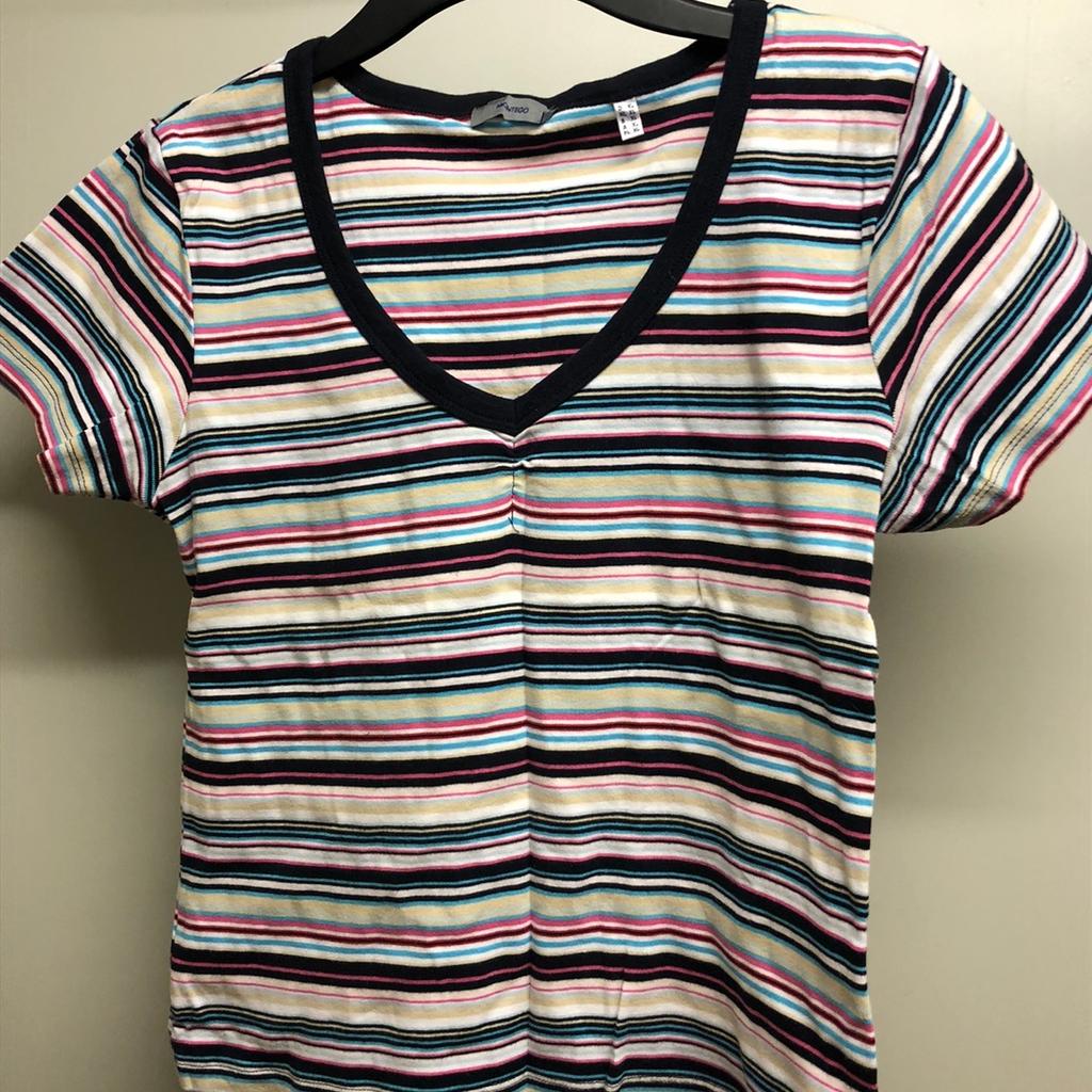 Geringeltes T-Shirt von Montego, Größe XL, fällt kleiner aus, 100% Baumwolle, gerne Versand (zzgl)!