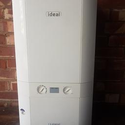 Ideal logic heat 15, heat only boiler with hanging bracket and installation manual. removed for upgrade to combi was working when removed. buyer must collect.