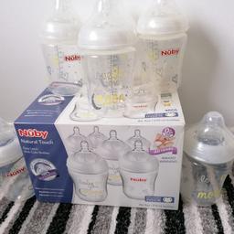 Bought and sterilised onebottle but never used due to my little boy preferring the boob! Also get a free dummy in the pack too. Cost £28 when I bought from boots. Collection from Glenfield it I can post. Also selling other bottles and an electric breast pump so check out my other listings.