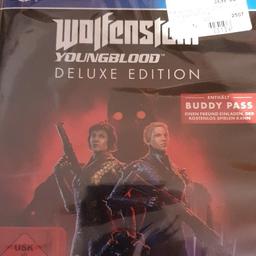 verkaufe Wolfenstein FÜR DIE PS4 

NEU
OVP
EINGESCHWEIßT 

VERSAND ABHOLUNG MÖGLICH 

PAYPAL ÜBERWEISUNG MÖGLICH 

Faire Angeboten machen .

Der 1€ ist nur Platzhalter!!!